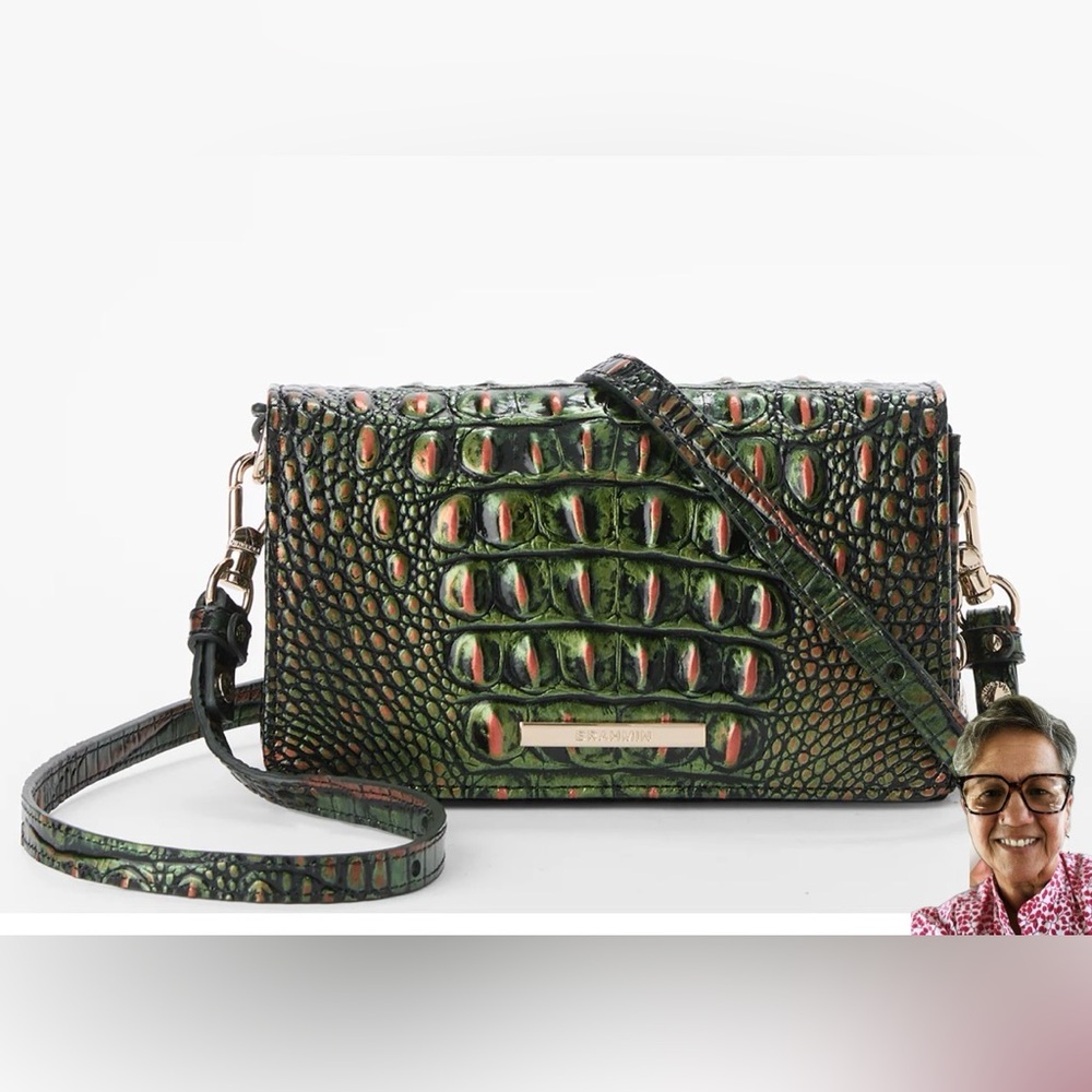 Brahmin Samba Minuette Crossbody Leather Bag NWT - Picture 7 of 11